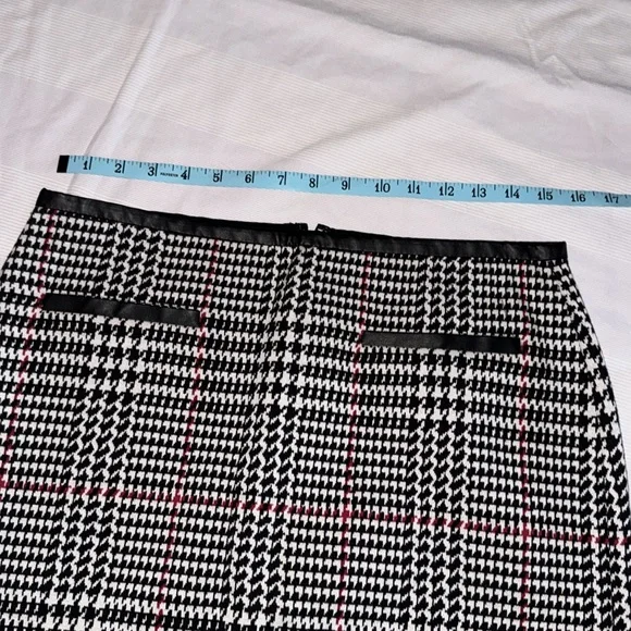 🌼Talbots Black White houndstooth skirt size small - Picture 9 of 9